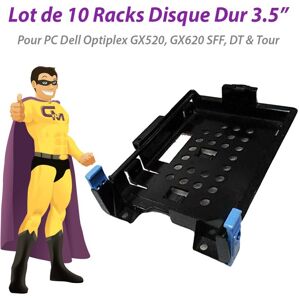 Lot X10 Racks 3.5\" Dell Gx520 Gx620 Sff Dt Mt N8362 Jk134 Gk158 C2950-701 Hdd - Publicité Lot X10 Racks 3.5\" Dell Gx520 Gx620 Sff Dt Mt N8362 Jk134 Gk158 C2950-701 Hdd - Publicité