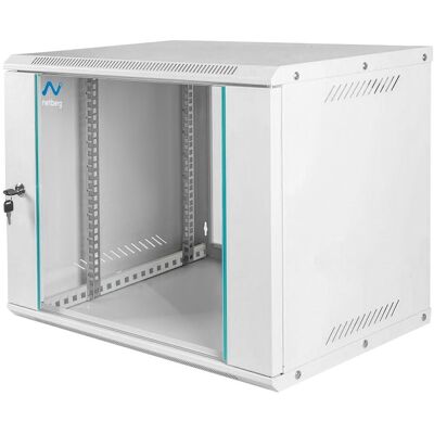 Sans Marque Baie Murale Netberg Basic 19\" 9u 463x600x400, Grise N - Publicité Sans Marque Baie Murale Netberg Basic 19\" 9u 463x600x400, Grise N - Publicité