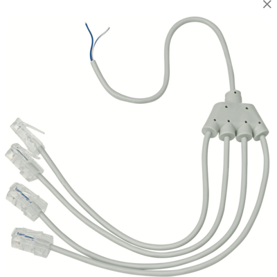 Hager Tn724 - Cordon Répartiteur Téléphonique 4 X Rj45 New - Publicité Hager Tn724 - Cordon Répartiteur Téléphonique 4 X Rj45 New - Publicité