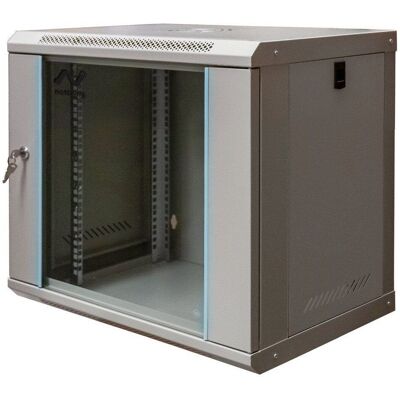 Sans Marque Baie Murale Netberg 19\" 9u 450x600x400, Grise N - Publicité Sans Marque Baie Murale Netberg 19\" 9u 450x600x400, Grise N - Publicité