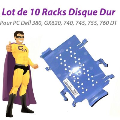 Lot X10 Racks 3.5\" Dell 740 745 755 760 Dt 0yj266 0xj418 0d7579 0j819k 0w5728 - Publicité Lot X10 Racks 3.5\" Dell 740 745 755 760 Dt 0yj266 0xj418 0d7579 0j819k 0w5728 - Publicité
