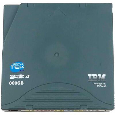 IBM 95p4436 Lto Ultrium 4 Cassette De Bande 800go / 1600go Compressés - Publicité IBM 95p4436 Lto Ultrium 4 Cassette De Bande 800go / 1600go Compressés - Publicité