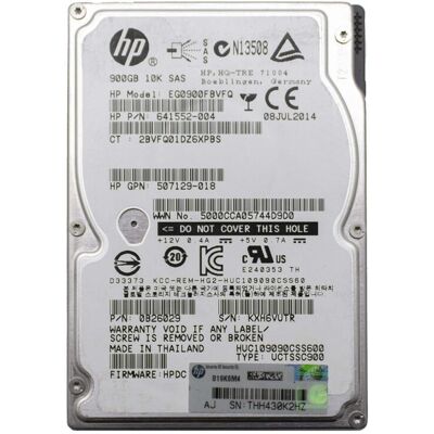 HP Hdd Disque Dur 900 Go Sas 2,5\" Fat 10 K Rpm Disque Dur Nas Serveur - Publicité HP Hdd Disque Dur 900 Go Sas 2,5\" Fat 10 K Rpm Disque Dur Nas Serveur - Publicité