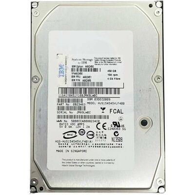 Hitachi Hus154545vlf400 Disque Dur Fc Fibre Channel 450gb 15rpm 4gbps - Publicité Hitachi Hus154545vlf400 Disque Dur Fc Fibre Channel 450gb 15rpm 4gbps - Publicité