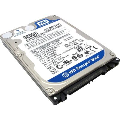 Disque Dur 320gb Wd Sata 2,5\" Western Digital Blue Wd3200bpvt Portable - Publicité Disque Dur 320gb Wd Sata 2,5\" Western Digital Blue Wd3200bpvt Portable - Publicité