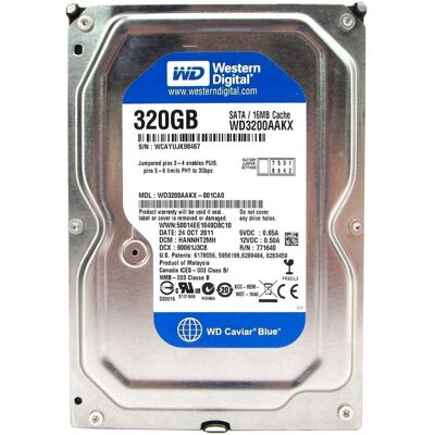 Western Digital Disque Dur Hdd 320 Go 3,5\" Sata Wd Wd3200aakx Ordinateur Fixe Dvr Pc - Publicité Western Digital Disque Dur Hdd 320 Go 3,5\" Sata Wd Wd3200aakx Ordinateur Fixe Dvr Pc - Publicité