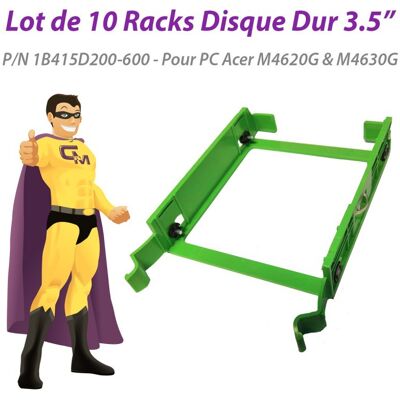 Lot X10 Racks Acer Vx4620g M4620g M4630g 1b415d200-600 Veriton Disque Dur 3,5\ - Publicité Lot X10 Racks Acer Vx4620g M4620g M4630g 1b415d200-600 Veriton Disque Dur 3,5\ - Publicité