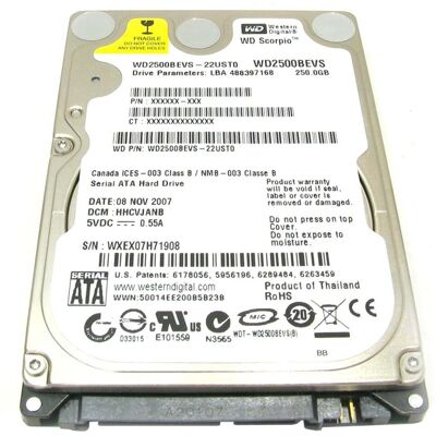 Disque Dur 250gb Western Digital Sata 2,5 \" Wd2500bevs Interne Laptop Notebook_ - Publicité Disque Dur 250gb Western Digital Sata 2,5 \" Wd2500bevs Interne Laptop Notebook_ - Publicité