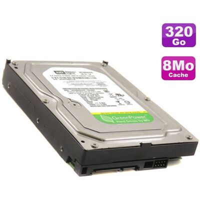 Disque Dur 320go Sata 3.5\" Western Digital Greenpower Wd3200avvs-63l2b0 7200 8mo - Publicité Disque Dur 320go Sata 3.5\" Western Digital Greenpower Wd3200avvs-63l2b0 7200 8mo - Publicité