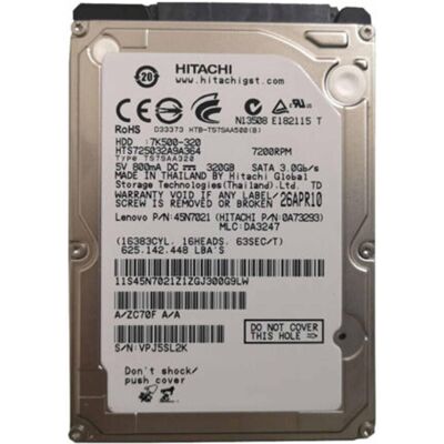 Disque Dur 320gb Hgst Hitachi Sata 2,5\" Hts725032a9a364 Interne Notebook Laptop - Publicité Disque Dur 320gb Hgst Hitachi Sata 2,5\" Hts725032a9a364 Interne Notebook Laptop - Publicité