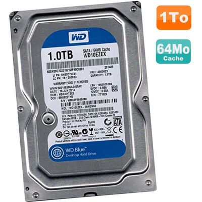 Disque Dur 1to Western Digital Blue Sata Iii 3.5\" Wd10ezex-08m2na0 7200rpm 64mo - Publicité Disque Dur 1to Western Digital Blue Sata Iii 3.5\" Wd10ezex-08m2na0 7200rpm 64mo - Publicité
