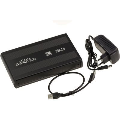 Boîtier externe Kalea-Informatique pour disque SATA 3,5 pouces - Publicité Boîtier externe Kalea-Informatique pour disque SATA 3,5 pouces - Publicité