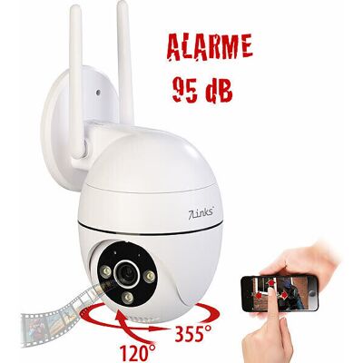 7links Caméra Ip Connectée D'Extérieur 2k Ipc-740 Avec Pan-Tilt Et Suivi De Personnes - Publicité 7links Caméra Ip Connectée D'Extérieur 2k Ipc-740 Avec Pan-Tilt Et Suivi De Personnes - Publicité