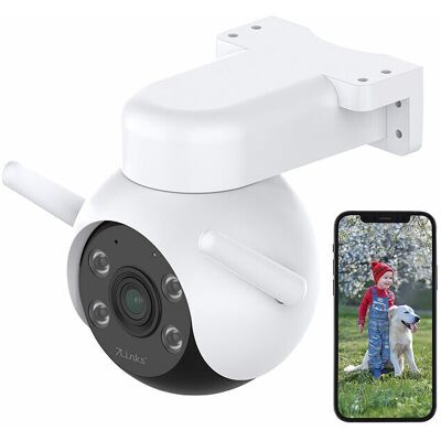 Caméra D'Extérieur Motorisée Pan-Tilt 4k Connectée Ipc-760 - 7links - Publicité Caméra D'Extérieur Motorisée Pan-Tilt 4k Connectée Ipc-760 - 7links - Publicité