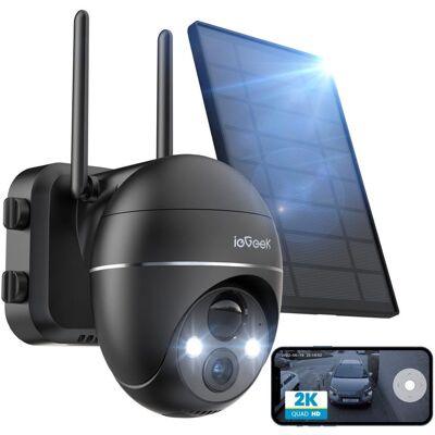 Iegeek 2k Camera Surveillance Wifi Exterieure Sans Fil Camera Solaire Batterie - Publicité Iegeek 2k Camera Surveillance Wifi Exterieure Sans Fil Camera Solaire Batterie - Publicité