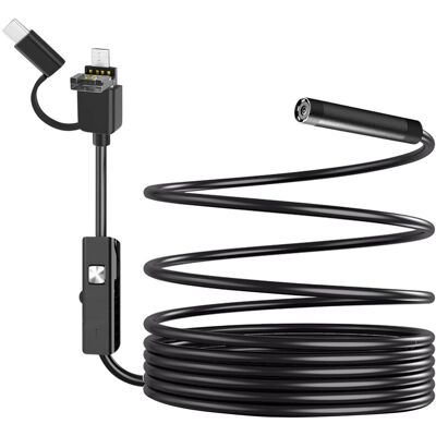 Caméra endoscopique étanche IP67 Avizar - 2m, Multi-ports, Noir - Publicité Caméra endoscopique étanche IP67 Avizar - 2m, Multi-ports, Noir - Publicité