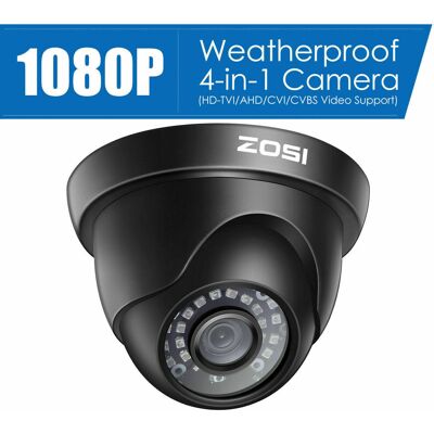 Zosi - 1080p TVI Dome Cam - Extérieur - 24LEDs IR - Caméra de sécurité - Publicité Zosi - 1080p TVI Dome Cam - Extérieur - 24LEDs IR - Caméra de sécurité - Publicité