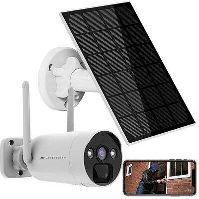 Visortech Caméra De Surveillance Solaire Sans Fil 2k Dsc-500.Cam Pour Enregistreur Dsc-50 - Publicité Visortech Caméra De Surveillance Solaire Sans Fil 2k Dsc-500.Cam Pour Enregistreur Dsc-50 - Publicité