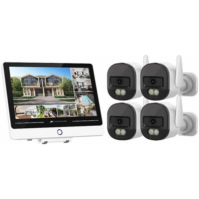 Visortech Système De Surveillance Connecté Avec Écran Dsc-850.App V2 Et 4 caméras 2k - Vi - Publicité Visortech Système De Surveillance Connecté Avec Écran Dsc-850.App V2 Et 4 caméras 2k - Vi - Publicité