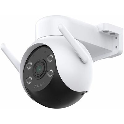 Caméra Ip Pan-Tilt 2k Connectée Extérieur Ipc-360 - 7links - Publicité Caméra Ip Pan-Tilt 2k Connectée Extérieur Ipc-360 - 7links - Publicité