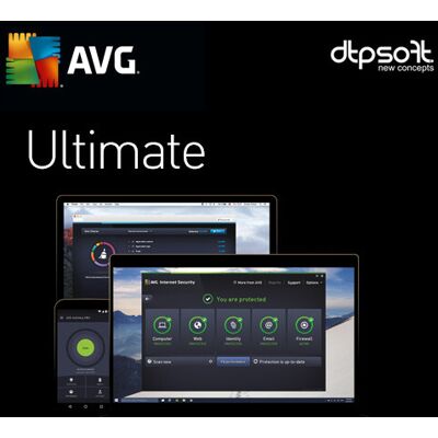 AVG Ultimate 2023 Multi Appareils VPN - Suite de Sécurité - Publicité AVG Ultimate 2023 Multi Appareils VPN - Suite de Sécurité - Publicité
