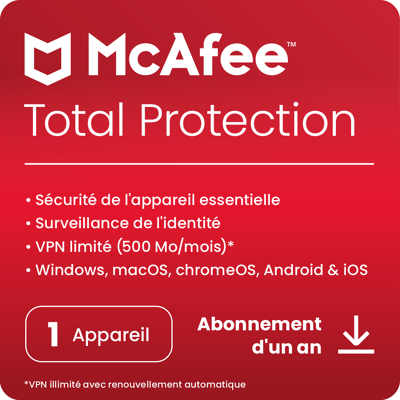 Mcafee Total Protection 2026 Directement De Mcafee Livraison Le Jour Même - Publicité Mcafee Total Protection 2026 Directement De Mcafee Livraison Le Jour Même - Publicité