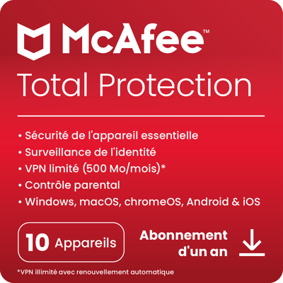 Mcafee Total Protection 2026 Directement De Mcafee Livraison Le Jour Même - Publicité Mcafee Total Protection 2026 Directement De Mcafee Livraison Le Jour Même - Publicité