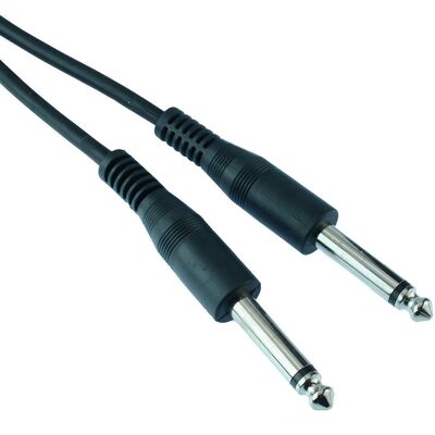 Switch Electronics Câble Audio Mono Male Jack Plug À Plug De 1m 6,35mm - Publicité Switch Electronics Câble Audio Mono Male Jack Plug À Plug De 1m 6,35mm - Publicité