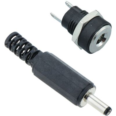 Switch Electronics 5 Paire 1.3mm X 3.5mm Connecteur Dc Prise + Fiche - Publicité Switch Electronics 5 Paire 1.3mm X 3.5mm Connecteur Dc Prise + Fiche - Publicité