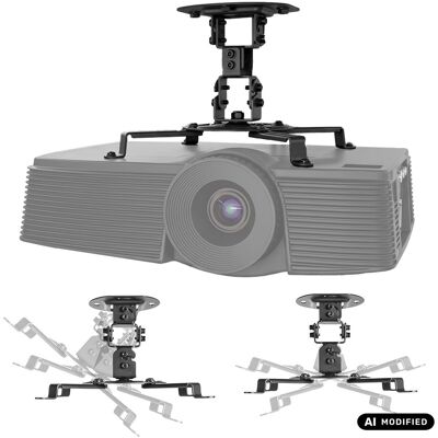 Maclean Mc-200 B Support Plafond Universel Pour Projecteur 13,5 Kg Noir - Publicité Maclean Mc-200 B Support Plafond Universel Pour Projecteur 13,5 Kg Noir - Publicité