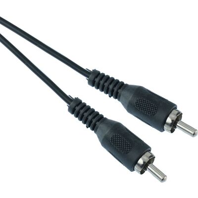 Switch Electronics Câble Audio Vidéo Rca Phono 50cm Noir Fiche Mâle-Mâle Av Pc Tv Cctv - Publicité Switch Electronics Câble Audio Vidéo Rca Phono 50cm Noir Fiche Mâle-Mâle Av Pc Tv Cctv - Publicité