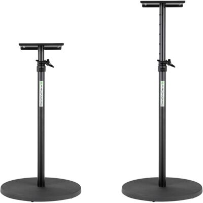 Pronomic Paire Support Statifs Pied Socle Rond Pour Haut-Parleur Studio Monitor Enceinte - Publicité Pronomic Paire Support Statifs Pied Socle Rond Pour Haut-Parleur Studio Monitor Enceinte - Publicité