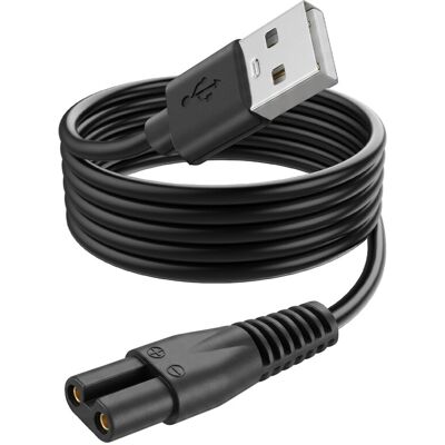 Linq Câble De Charge Pour Rasoir Électrique Oneblade Usb Vers 2 Broches 1m 5v - Publicité Linq Câble De Charge Pour Rasoir Électrique Oneblade Usb Vers 2 Broches 1m 5v - Publicité