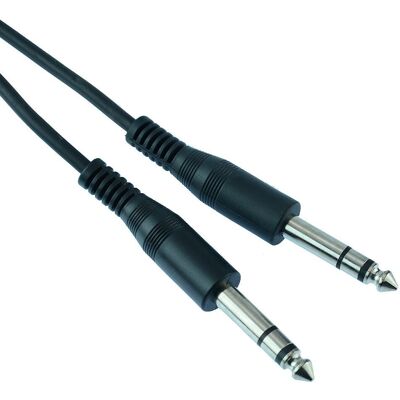 Switch Electronics Câble Audio 5m Jack Stéréo Mâle 6,35mm À Jack Stéréo Mâle 6,35mm Noir - Publicité Switch Electronics Câble Audio 5m Jack Stéréo Mâle 6,35mm À Jack Stéréo Mâle 6,35mm Noir - Publicité