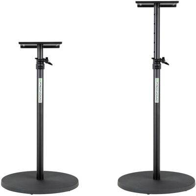 Pronomic Paire Support Statifs Pied Socle Rond Pour Haut-Parleur Studio Monitor Enceinte - Publicité Pronomic Paire Support Statifs Pied Socle Rond Pour Haut-Parleur Studio Monitor Enceinte - Publicité