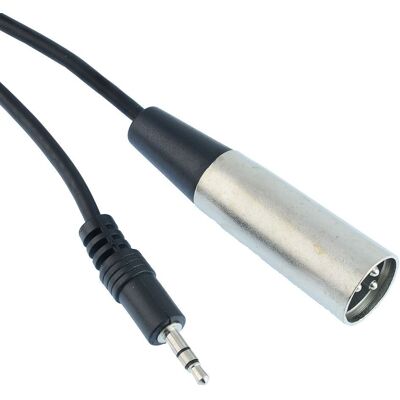Switch Electronics Câble Audio 3m Jack Stéréo 3.5mm Vers Xlr Mâle - Publicité Switch Electronics Câble Audio 3m Jack Stéréo 3.5mm Vers Xlr Mâle - Publicité
