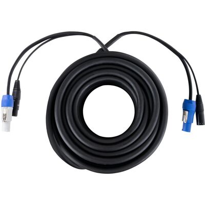 Pronomic - Hybride XLR DMX 3-Pin - 10m - Noir - Cable - Publicité Pronomic - Hybride XLR DMX 3-Pin - 10m - Noir - Cable - Publicité