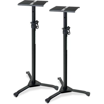 Pronomic 2 Support Enceinte Pied Haut-Parleur Studio Monitor Moniteur Pa Pliable Réglable - Publicité Pronomic 2 Support Enceinte Pied Haut-Parleur Studio Monitor Moniteur Pa Pliable Réglable - Publicité