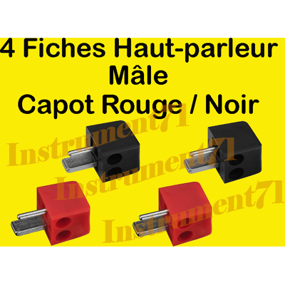 MONACOR CP-20 Fiches de haut-parleur DIN métalliques - Connecteurs pour câbles 3mm - Publicité MONACOR CP-20 Fiches de haut-parleur DIN métalliques - Connecteurs pour câbles 3mm - Publicité
