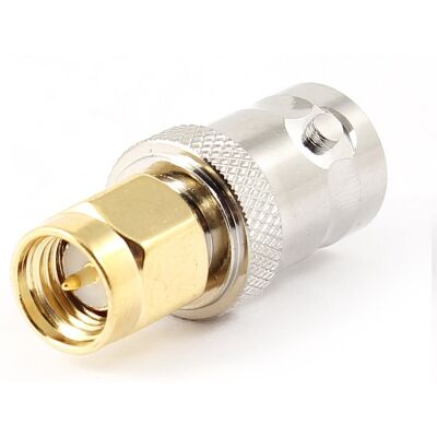 Uxcell Sma Mâle Vers Coaxial Connecteur Bnc Femelle Droit Connecteur Adaptateur - Publicité Uxcell Sma Mâle Vers Coaxial Connecteur Bnc Femelle Droit Connecteur Adaptateur - Publicité