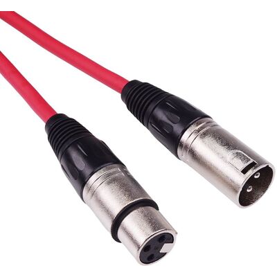 Switch Electronics Câble Micro Xlr Patch Lead 5m Rouge Mâle Vers Femelle - Publicité Switch Electronics Câble Micro Xlr Patch Lead 5m Rouge Mâle Vers Femelle - Publicité