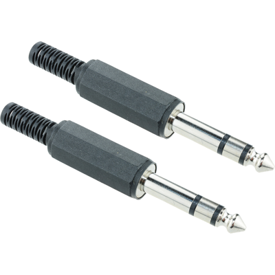 Switch Electronics 2 X Jack Stéréo Isolé 6.35mm 1/4\" Noir Connecteur Audio - Publicité Switch Electronics 2 X Jack Stéréo Isolé 6.35mm 1/4\" Noir Connecteur Audio - Publicité