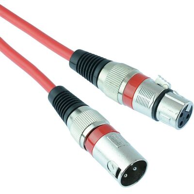 Switch Electronics Câble Microphone Audio Patch Xlr 25cm Rouge Mâle Vers Femelle - Publicité Switch Electronics Câble Microphone Audio Patch Xlr 25cm Rouge Mâle Vers Femelle - Publicité