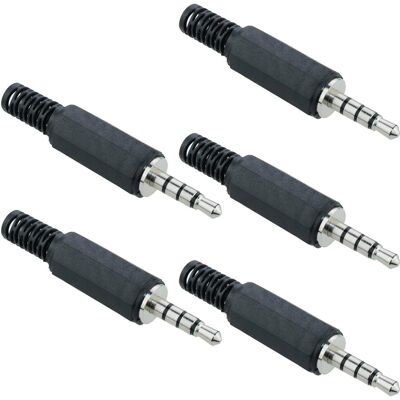 Switch Electronics 5 X 3,5mm Jack 4 Pôles Isolé Noir Connecteur 991447 - Publicité Switch Electronics 5 X 3,5mm Jack 4 Pôles Isolé Noir Connecteur 991447 - Publicité