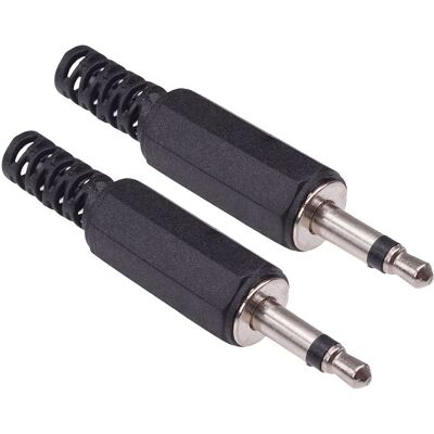 Switch Electronics 2 X Fiches Jack Mono Isolées 3.5mm Noires Audio Soudure - Publicité Switch Electronics 2 X Fiches Jack Mono Isolées 3.5mm Noires Audio Soudure - Publicité