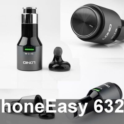 Acce2s Oreillette Bluetooth Sur Chargeur Usb Auto 2a Pour Doro Phoneeasy 632s - Publicité Acce2s Oreillette Bluetooth Sur Chargeur Usb Auto 2a Pour Doro Phoneeasy 632s - Publicité