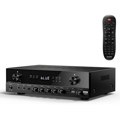 ♪donner Mamp2 Amplificateur Audio Stéréo 600w Crête Récepteur 2 Canaux Bluetooth - Publicité ♪donner Mamp2 Amplificateur Audio Stéréo 600w Crête Récepteur 2 Canaux Bluetooth - Publicité