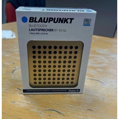 Haut-Parleur Bluetooth Blaupunkt Bt 50 Dg Avec Microphone Pour Mains Libres - Publicité Haut-Parleur Bluetooth Blaupunkt Bt 50 Dg Avec Microphone Pour Mains Libres - Publicité