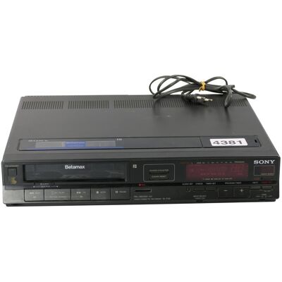 Sony Sl-F35 Magnétoscope Betamax Extremely Rare (Last Eu - Publicité Sony Sl-F35 Magnétoscope Betamax Extremely Rare (Last Eu - Publicité