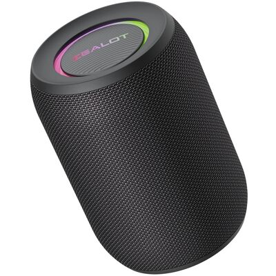 Enceinte Bluetooth 15w Étanche Avec Basses Led 15h Autonomie S32pro Zealot - Publicité Enceinte Bluetooth 15w Étanche Avec Basses Led 15h Autonomie S32pro Zealot - Publicité
